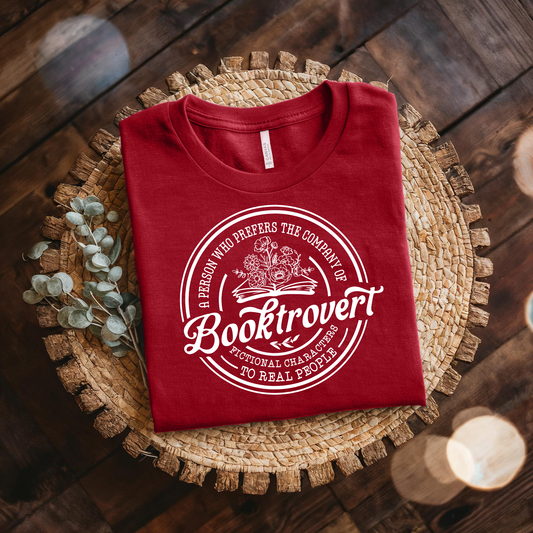 Short Sleeve Round Booktrovert T-Shirt